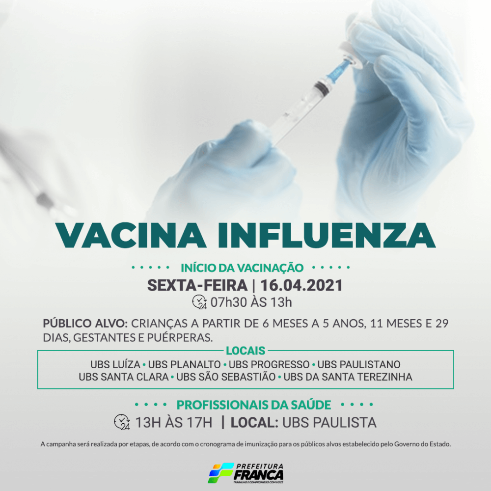 Vacina Influenza 1604