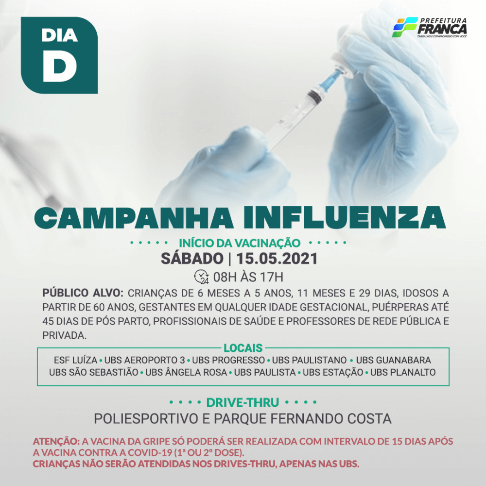 Vacina Influenza DIA D