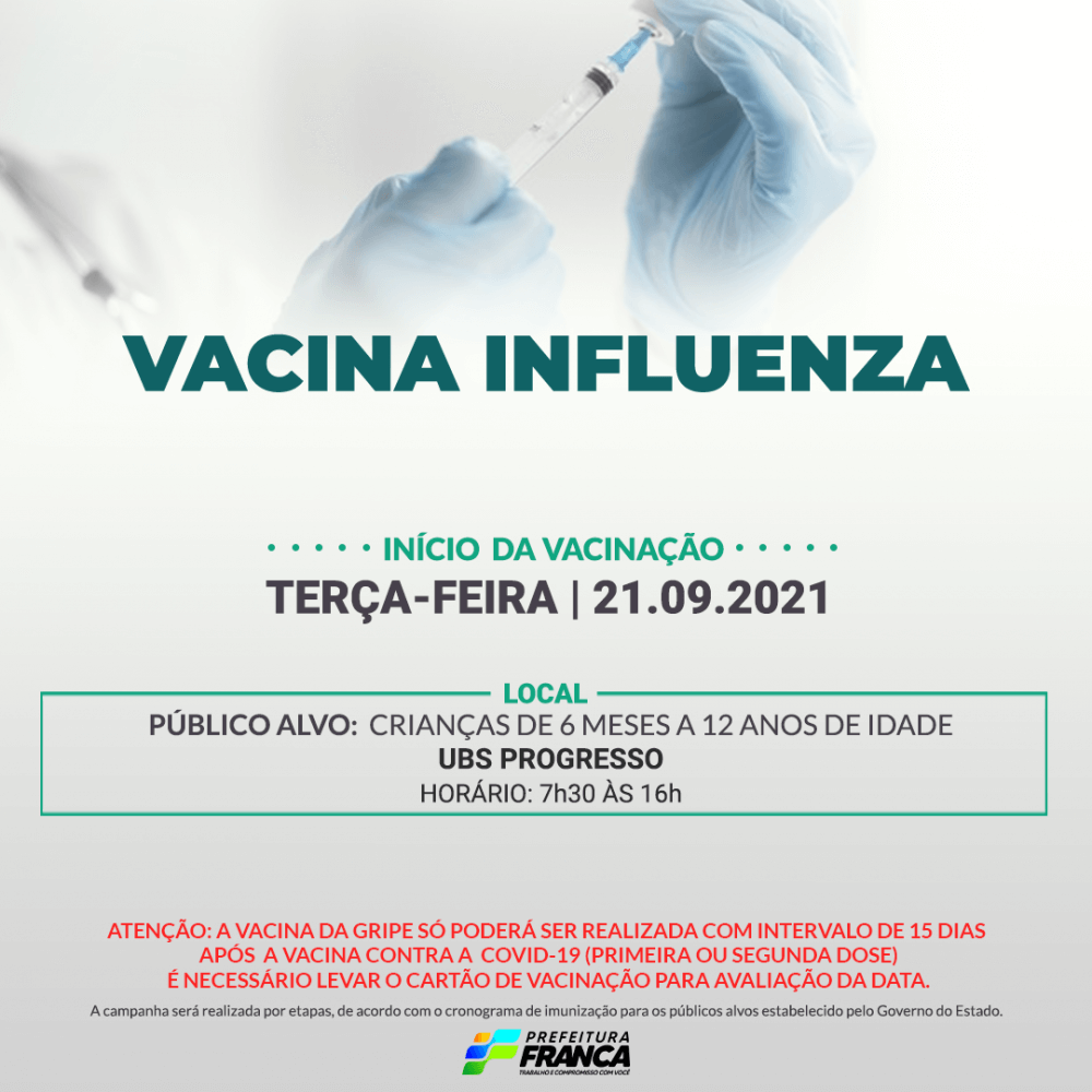 Vacina Influenza2109